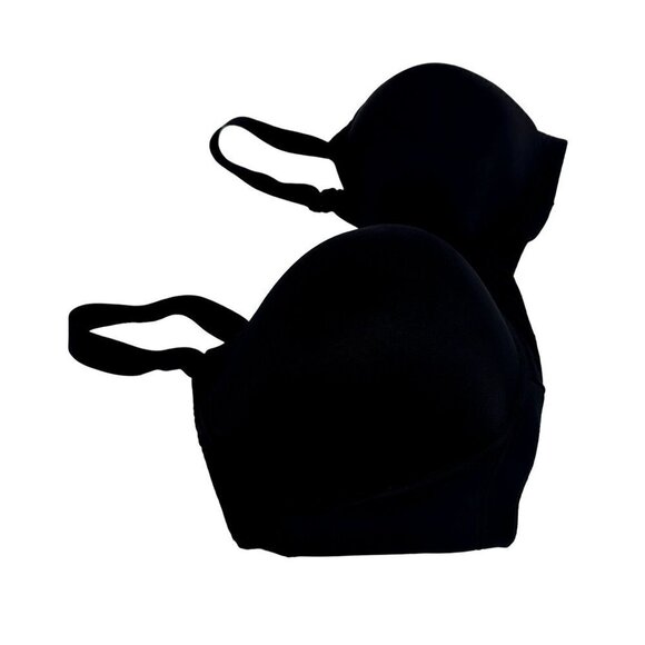Vanity Fair Black wireless lightly padded bra Size 42D - Picture 2 of 9